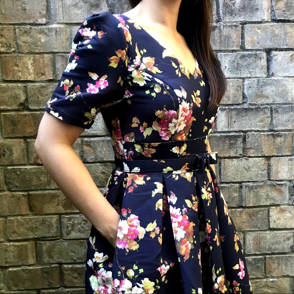 ModCloth Floral Dress
